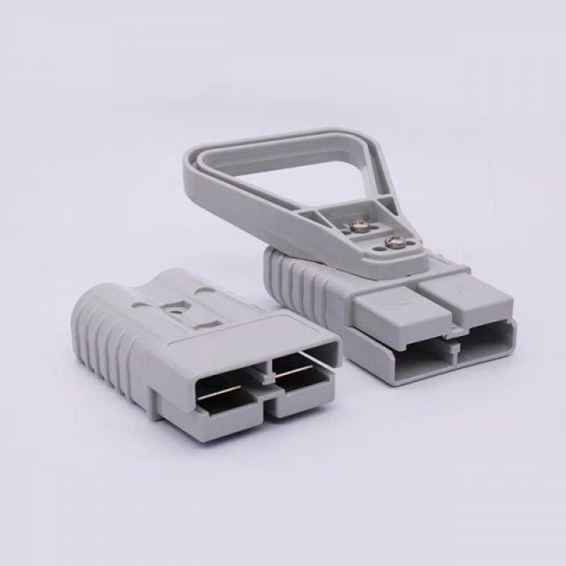 电动叉车蓄电池充电插头安德森电瓶连接器50a120a175a350a接插件