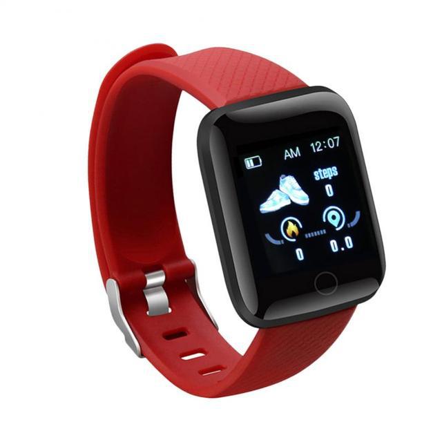 116plus Smart Bracelet Message Reminder Color Screen Heart Rate Bluetooth Sport Step Counting Cross-Border 116 Smart Watch