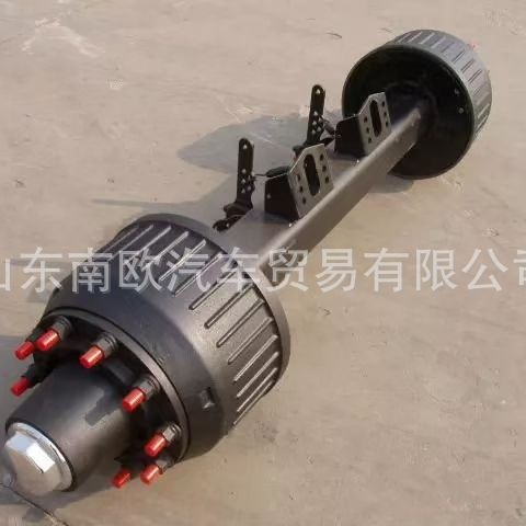 出口半挂车桥 13吨16吨20吨美式车桥 德式车桥 鼓式刹车半挂车桥