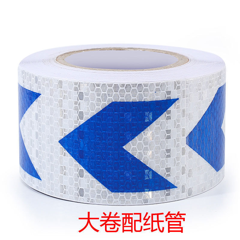 Reflective Warning Tape Arrow Reflective Sticker Directional Signs Truck Bumper Reflective Stripe Floor Vision Logo Sticker Zhejiang