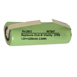 适用欧乐b vitality sonic 3709 3737电动牙刷电池