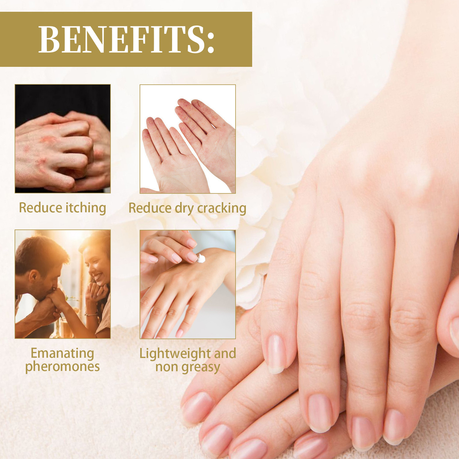 North Moon Feromon Hand Cream Repair Dry and Cracked Skin Moisturizing Exfoliating Skin Tender Skin Hand Cream