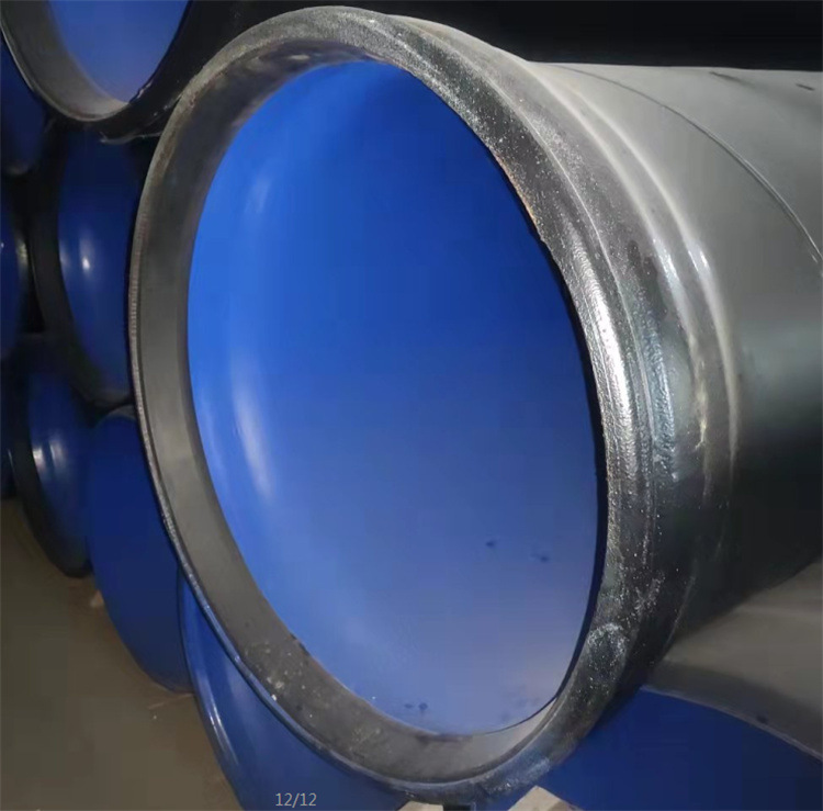 承插口式给排水内外防腐螺旋钢管 内外涂塑外pe内环氧防腐钢管