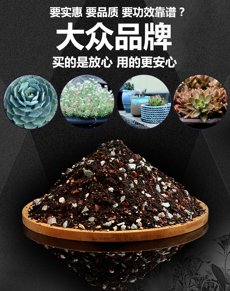 10斤多肉植物营养土泥炭土多肉土叶插换盆土多肉专用土多肉颗粒土