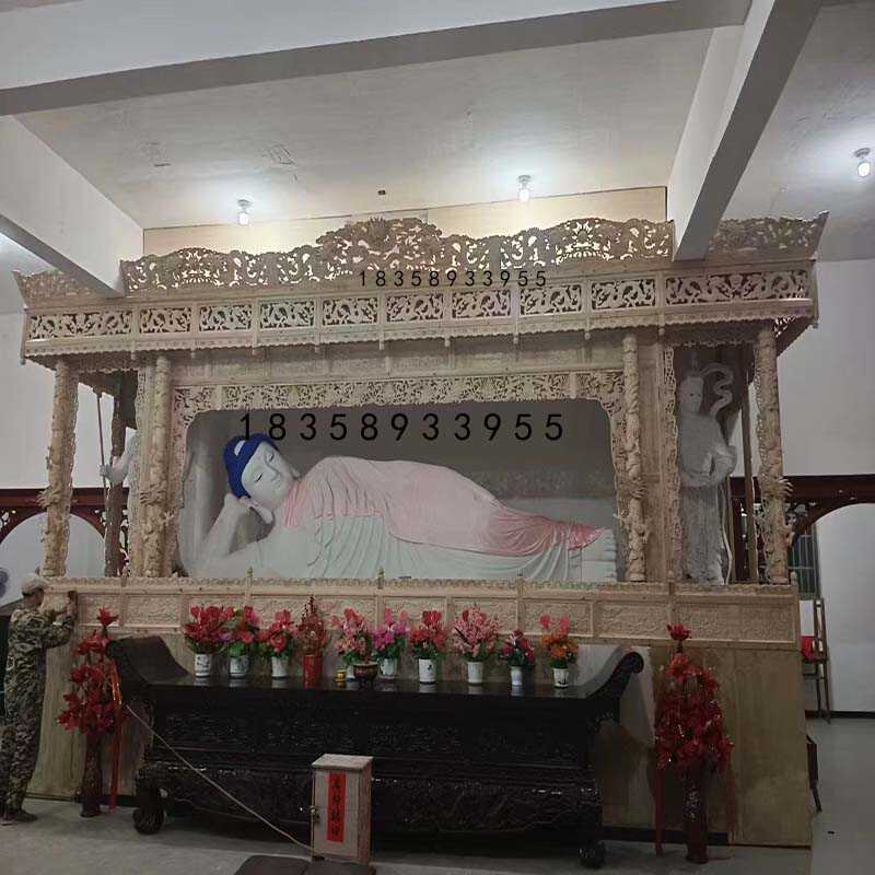 实木佛龛神龛寺庙神台供桌佛台供台祖先神楼祠堂模型柜香樟木