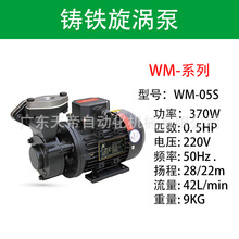 WM-05S模温机床冷却循环高温导热水热油卧式水泵WM-05-10-20