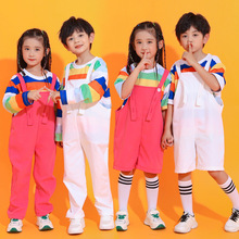 元旦儿童抱婴袋裤蹈服啦啦队演出服中小学生幼儿园运动会合唱服