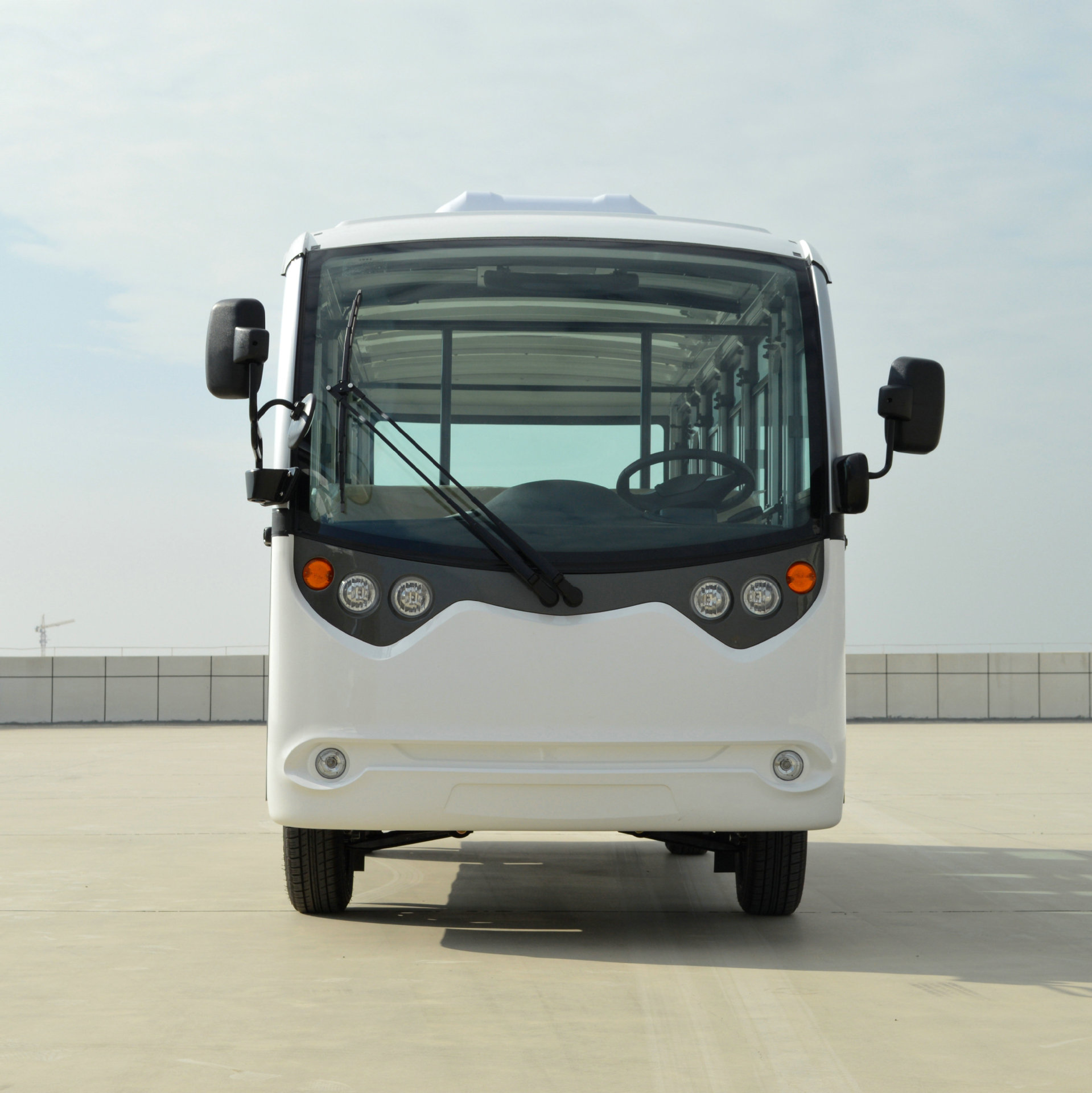 景区电动旅游观光车电瓶车四轮带空调14座酒店楼盘别电动墅看房车