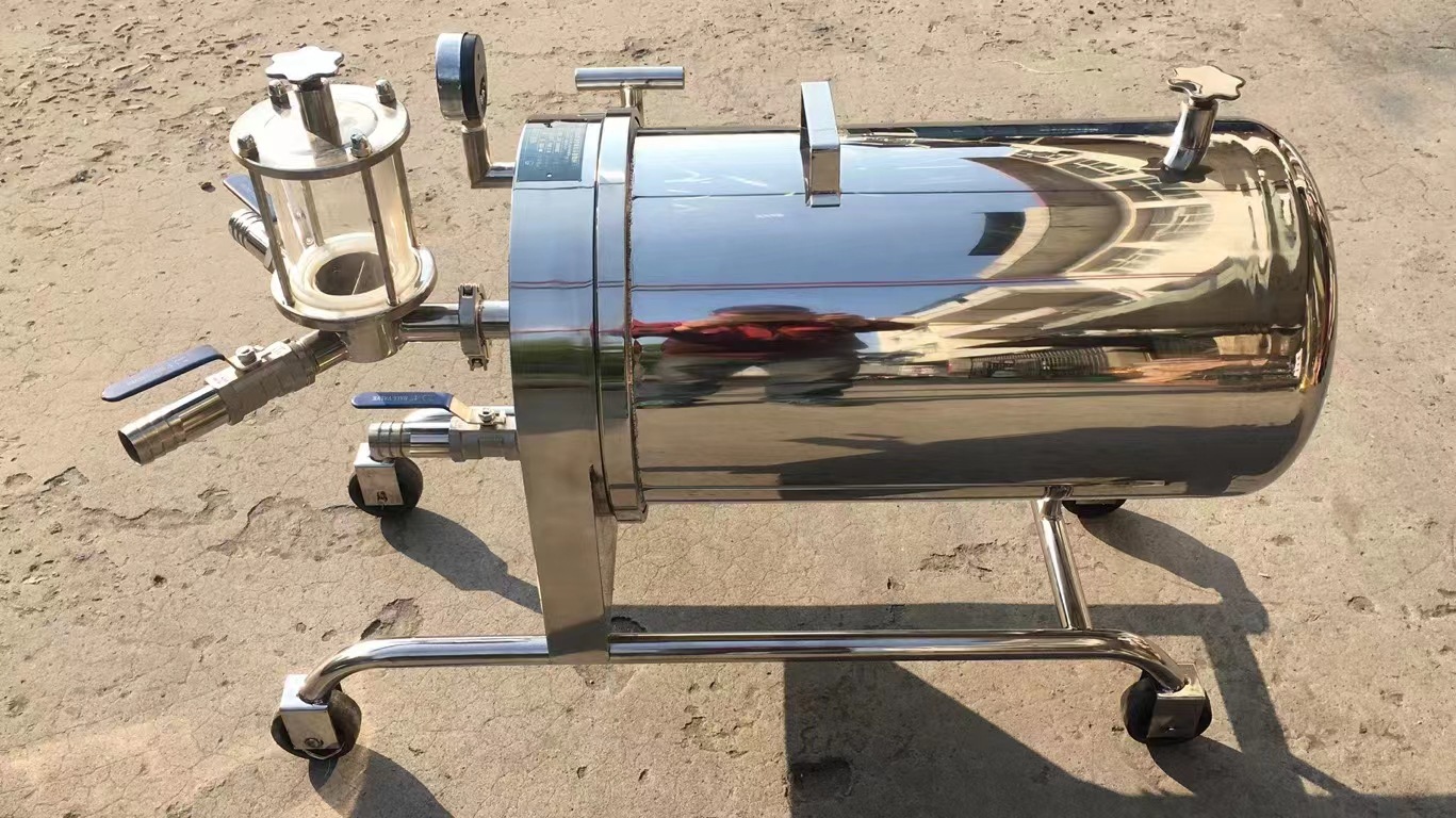 卧式220型硅藻土过滤器 白酒酿酒过滤 酒类过滤机 饮料过滤设备