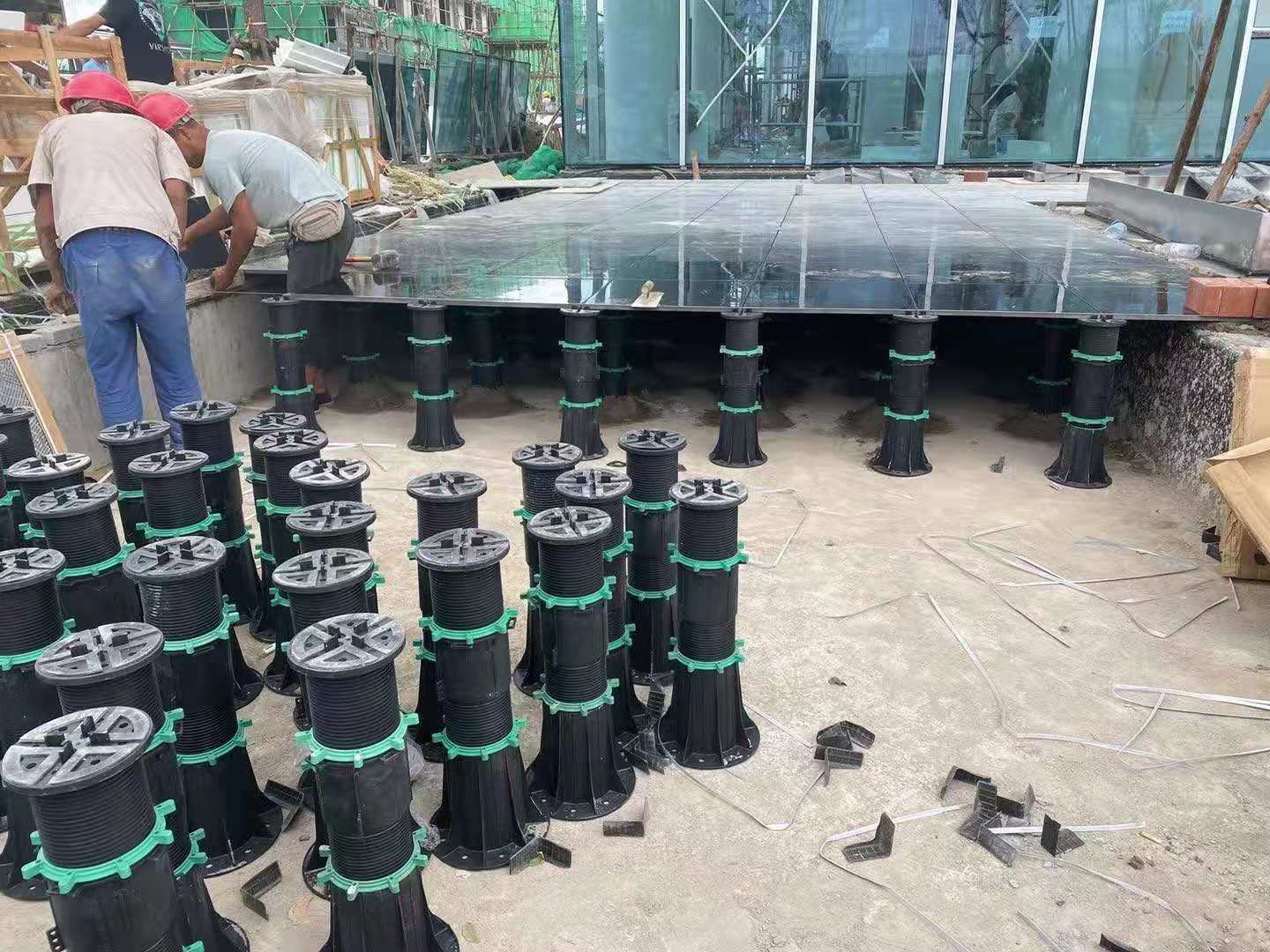 木塑龙骨支撑器 万能支撑器 水景石材万能支撑器 现货供应 当日发