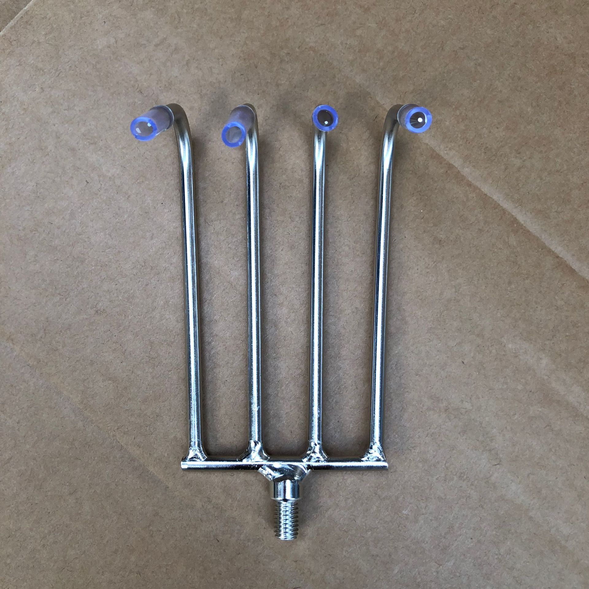 钓鱼清理水耙子搂四齿六齿赶海小耙子不锈钢杆头配件锚鱼用品