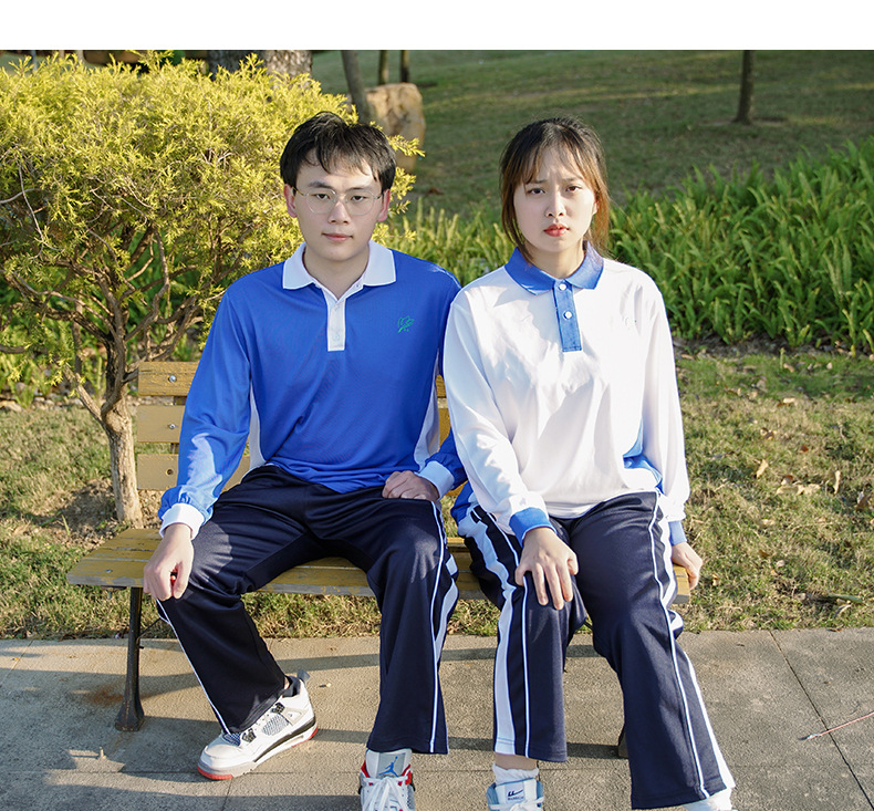 深圳中学校服秋装速干初高中运动校服透气长裤男女款休闲校服