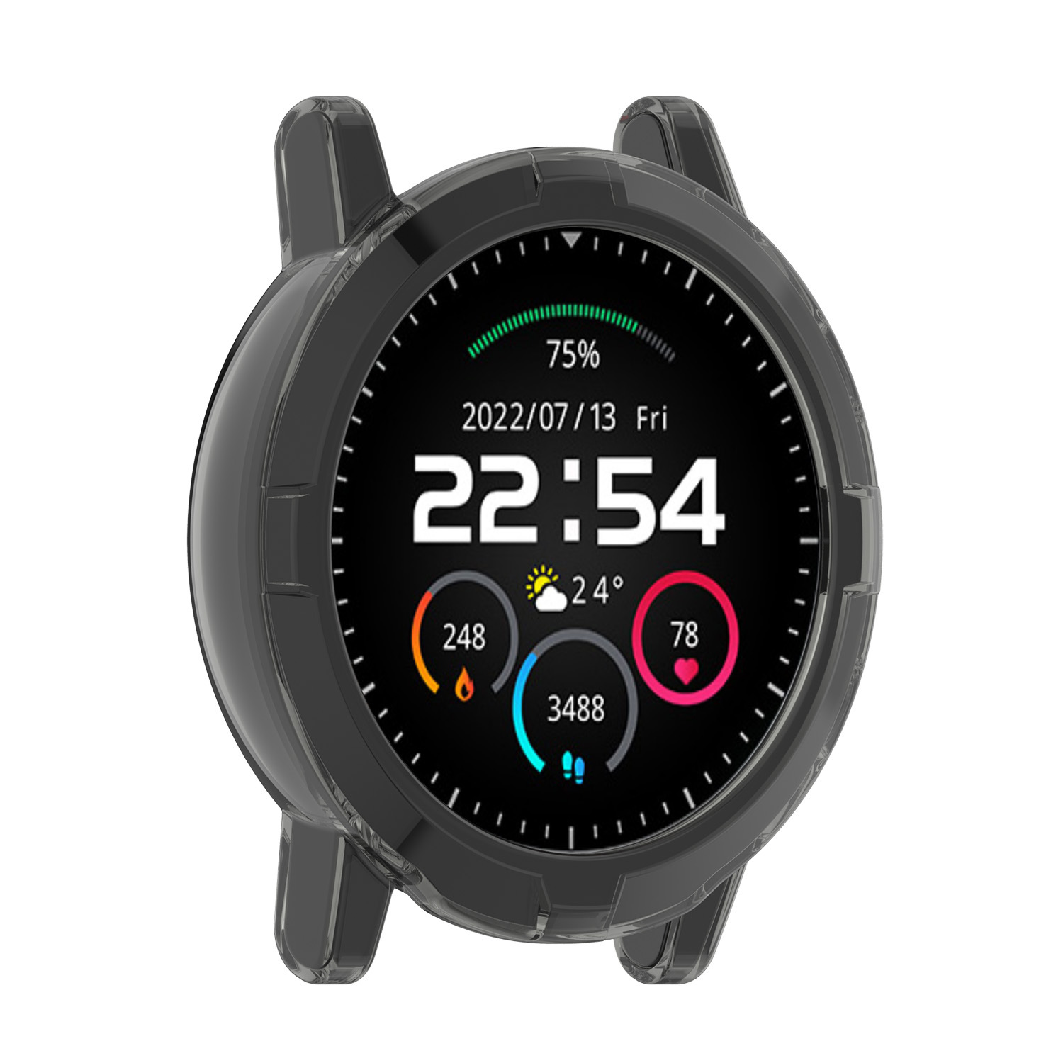 适用小米haylou rt智能手表保护壳ls05s软胶tpu半包镂空保护套