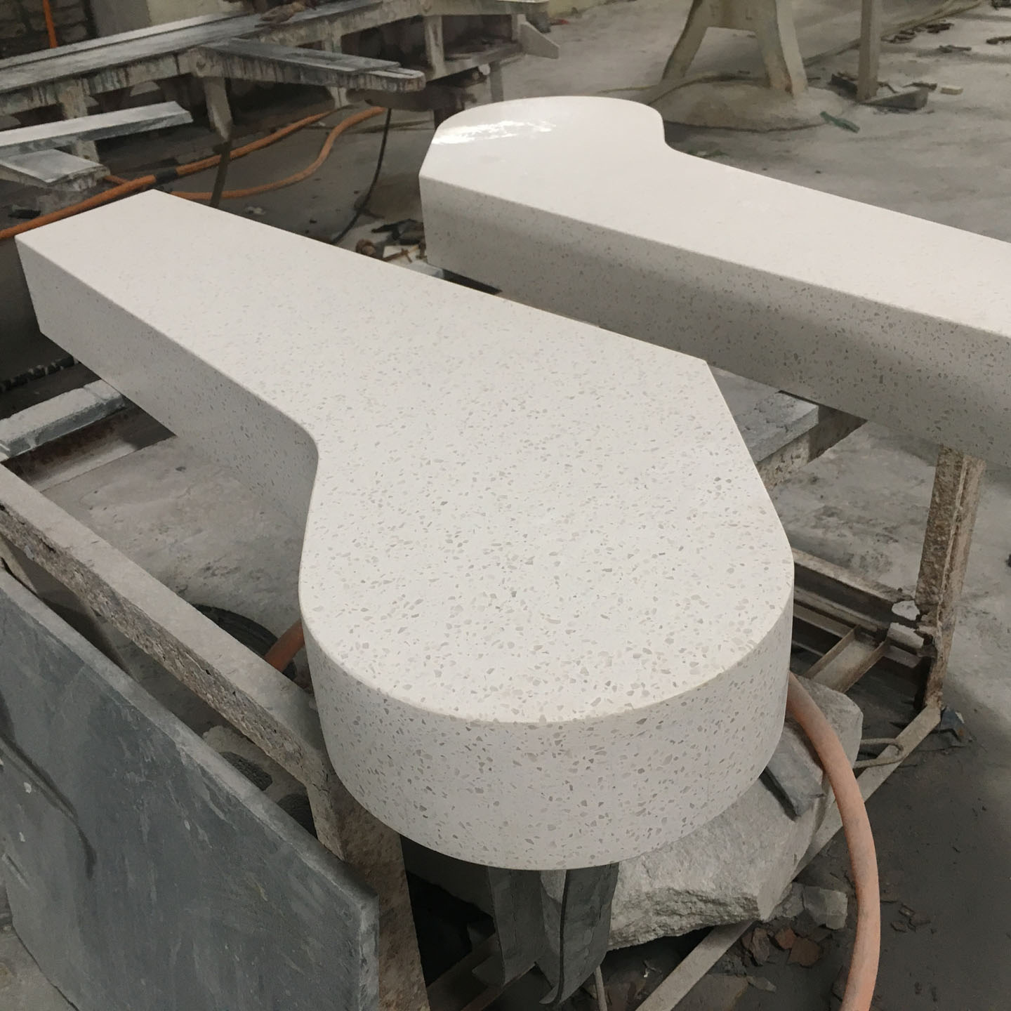 0成交0平方米厨房台面石英石挡水条橱柜台面石英石面板洗手