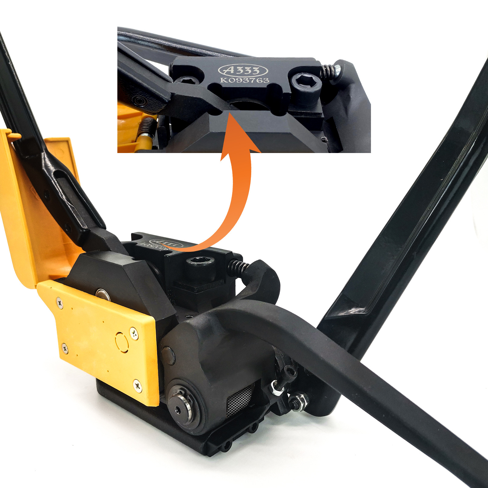 手动钢带打包机 出口现货手持铁皮免扣打包机木箱纸箱包装捆扎机