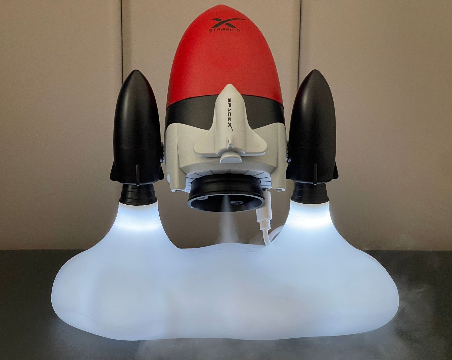 rocket indoor air humidifier household large fog ultrasonic atomization large capacity humidifier night light