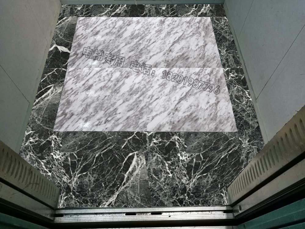 电梯轿厢专用地板 pvc大理石塑胶地板小区客梯货梯观光梯片材拼接