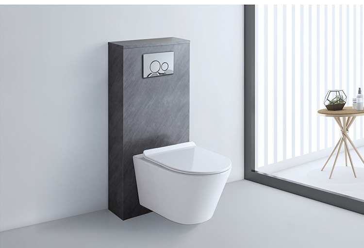 薄款挂便器隐藏式手按式厕所水箱暗藏式卫生间水箱