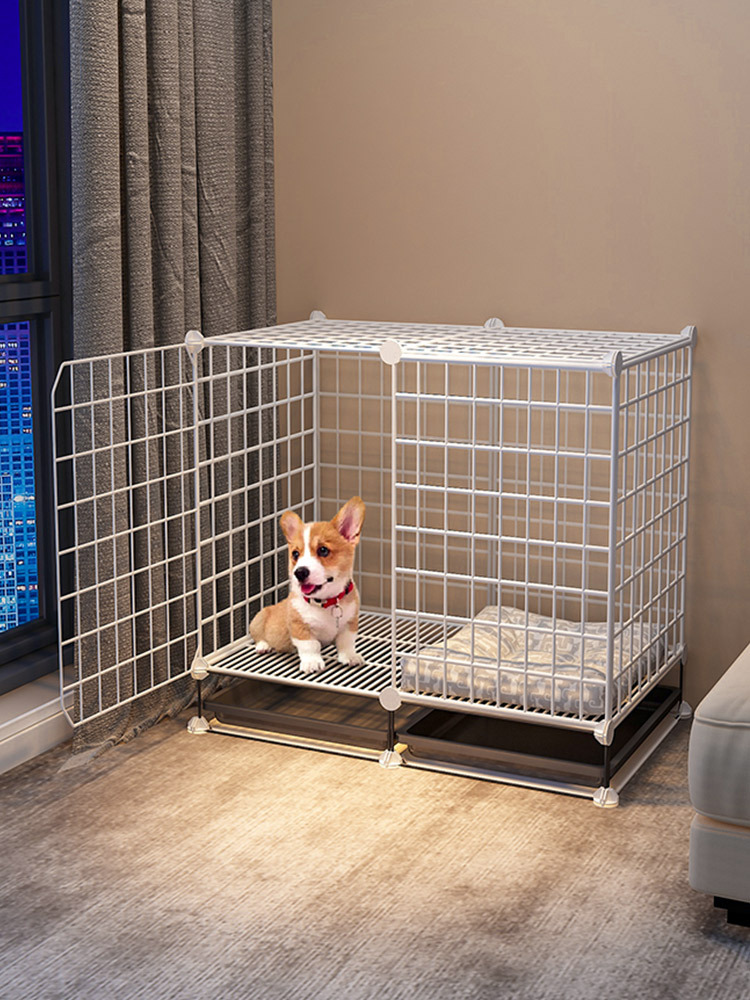 狗笼子中小型犬室内带厕所分离泰迪柯基博美宠物狗窝狗狗围栏栅栏
