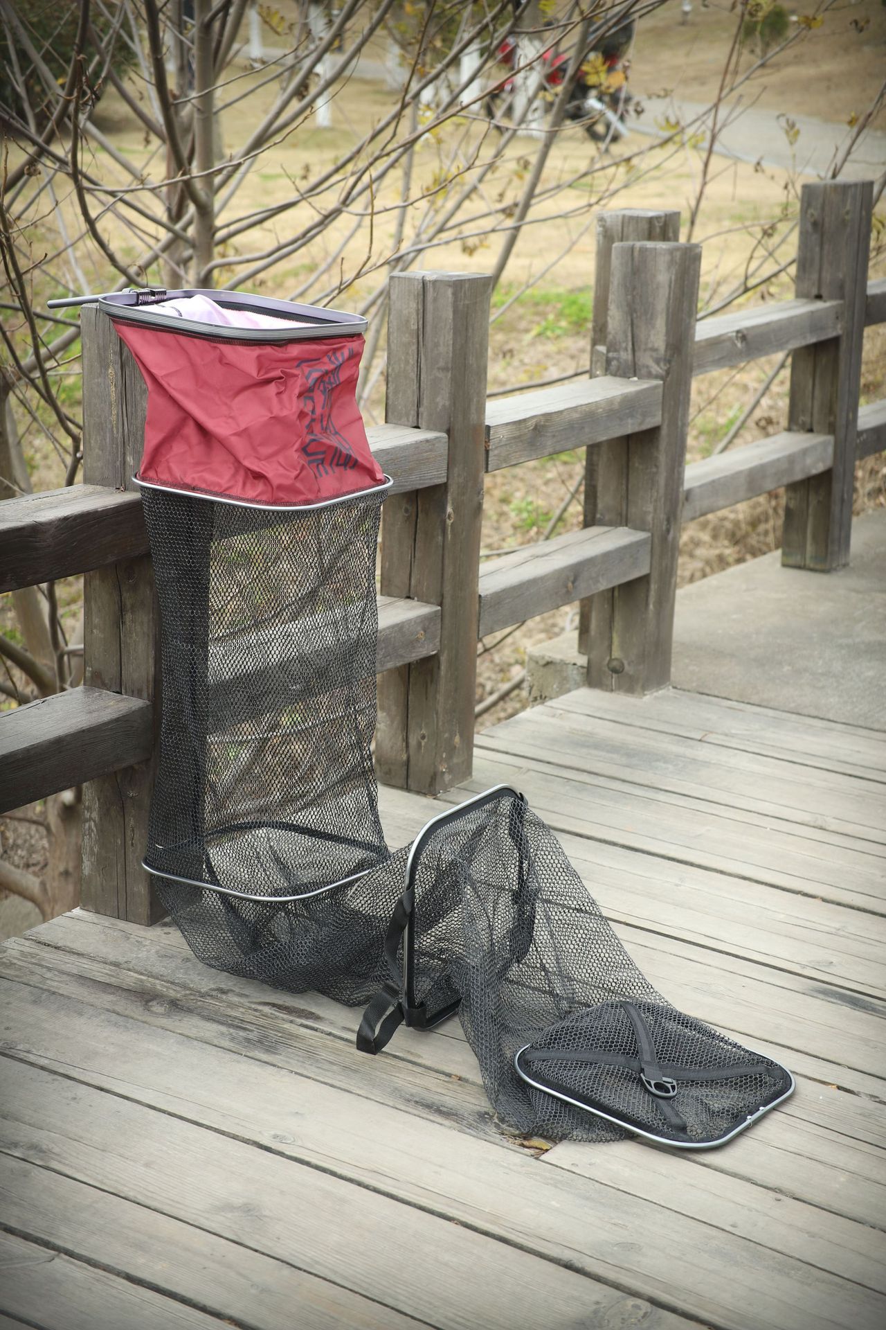 粼湖 黑坑鱼护方形涂胶防挂钓鱼网兜加厚渔护网 清仓处理