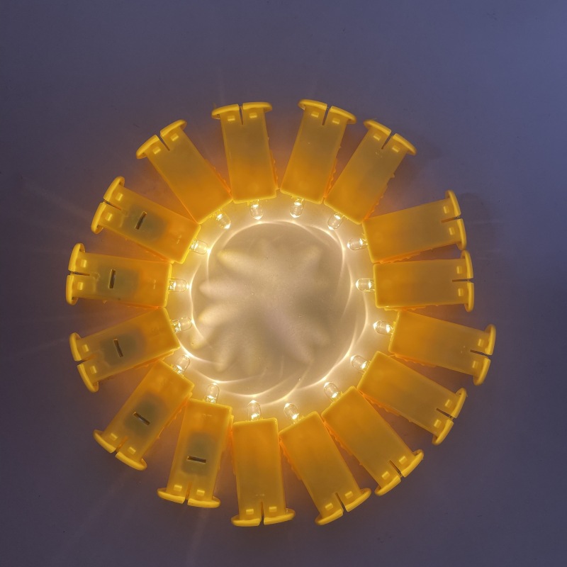 春节灯笼灯芯led暖白闪光手提灯笼配件材料元宵节电子灯芯