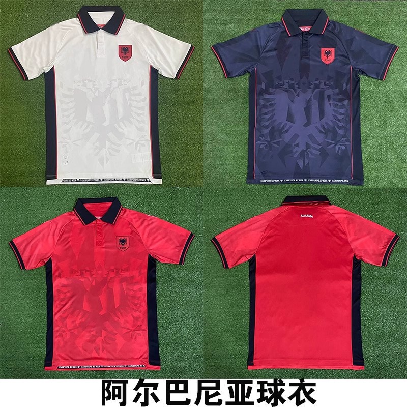 阿尔巴尼亚主客足球服球衣23-24 albania home away jersey shirt