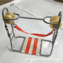 滑椅滑板光缆光纤布线高空滑椅高空双轮滑椅钢绞线滑车
