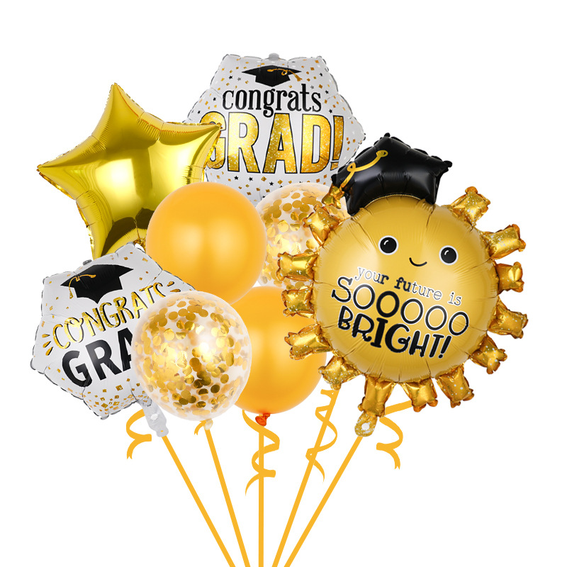 Cross-Border Amazon Graduation Balloon Set Graduation Certificate School Graduation Ceremony Graduation Season Party Decoration