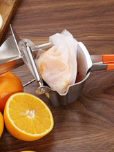 手动榨汁机柠檬家用不锈钢挤压汁神器甘蔗橙汁水果汁机榨汁器批发