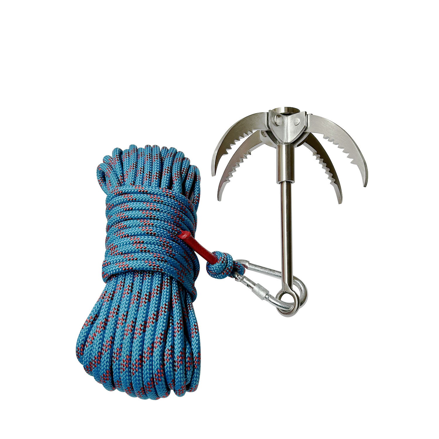 户外求生攀岩勾飞虎爪野外攀岩登山绳钩登山工具用品攀登爪吊钩