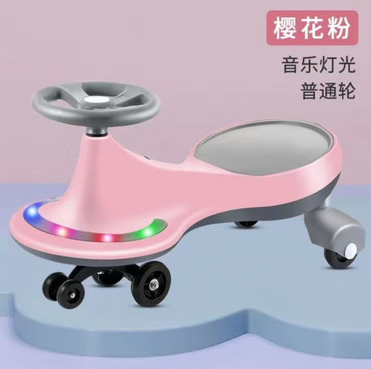 儿童溜溜车万向轮滑行 摇摆玩具车 转弯灵活静音闪光扭扭车