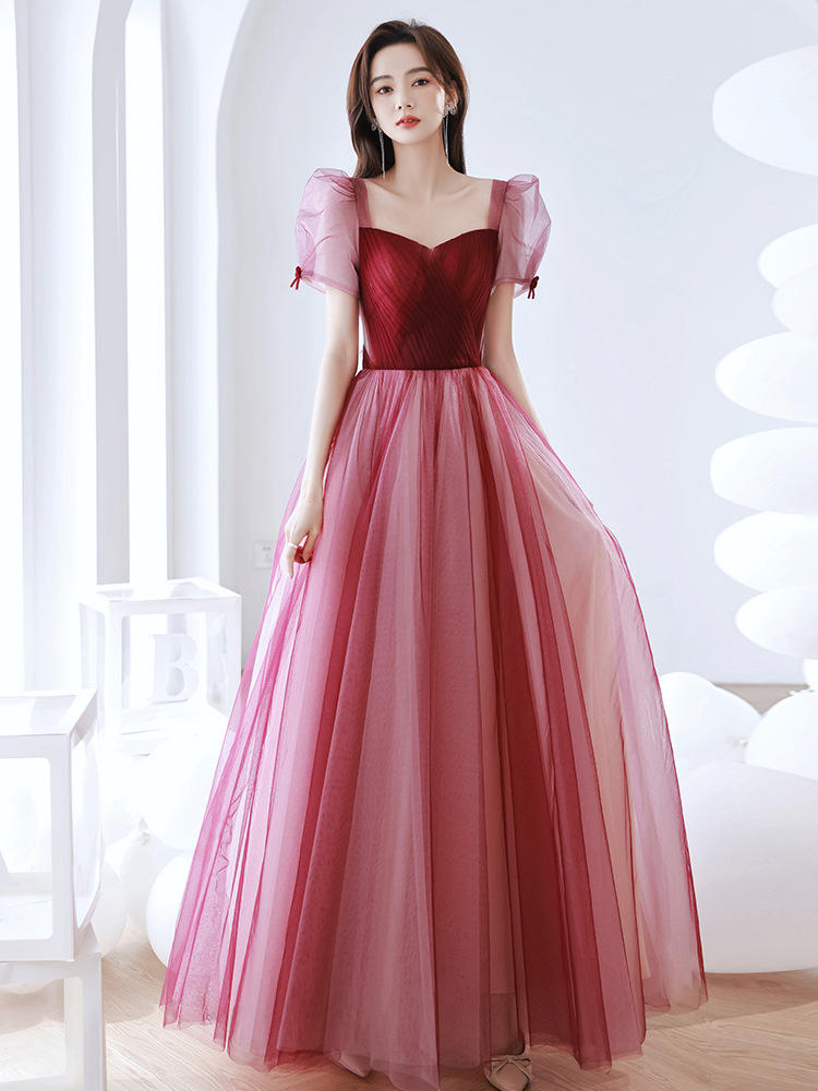 敬酒服新娘结婚红色高端气质连衣裙轻奢小众婚纱高级感晚礼服夏季