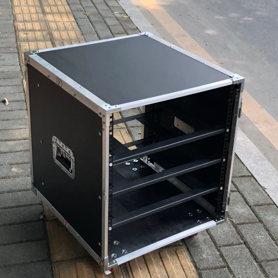 专业功放机箱航空机柜铝包边机架音响机柜调音台机柜16u12u航空箱
