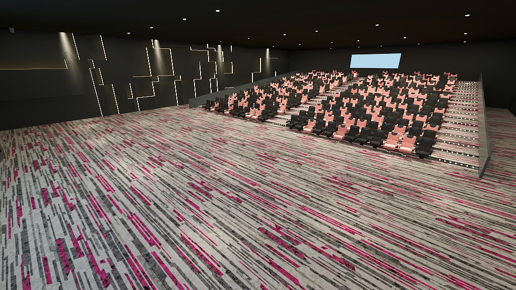 电影院地毯院线地毯电影播放厅大型公共场所地毯