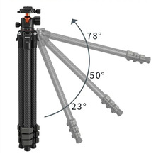 捷宝TS-254B+X2相机碳纤维三脚架单反专业稳定摄影摄像机手机微单