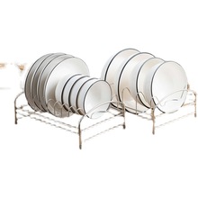 7VHV抽屉碗柜内置餐具收纳整理架不锈钢304沥水放碗盘子架短小碗