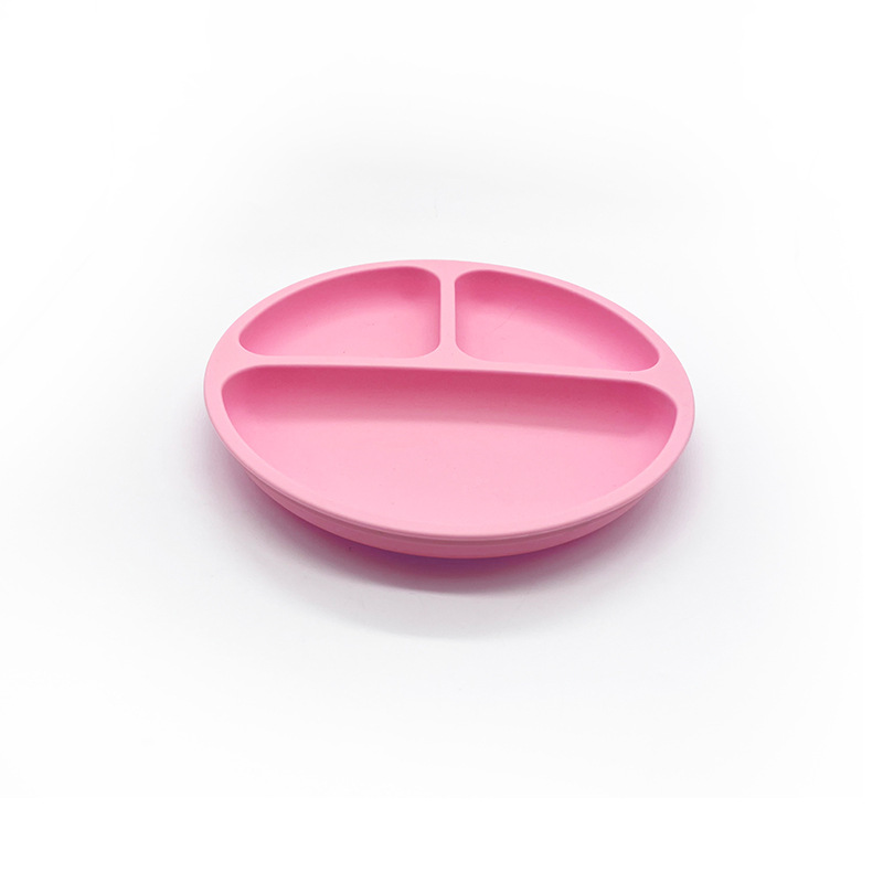 Children's Edible Silicon Plate Can Help Babies Eat Complementary Food Anti-Drop with Suction Cup Baby Food Bowl 0825