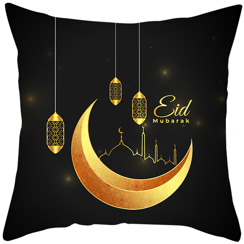 Cross-Border Ethnic Festival Pillow Cover Golden Moon Amazon Home Pillow Living Room Sofa and Bedside Cushion Cover