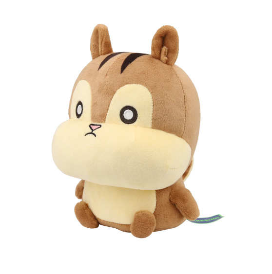 跨境新品mouth the chipmunk plush动画周边鼹鼠毛绒玩具玩偶公仔