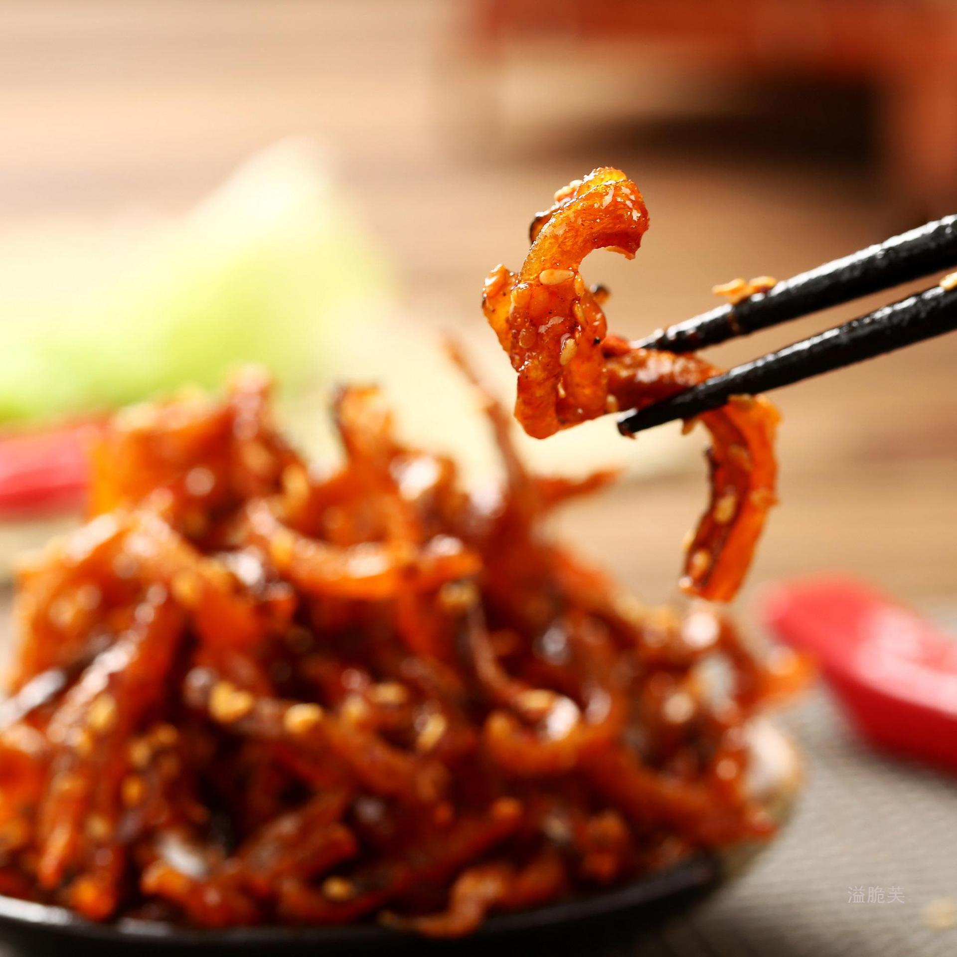 舟山特产香辣蜜汁鳗鱼丝500g芝麻小鱼仔干曼鱼丝即食海鲜零食小吃