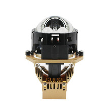 双直射3寸功率LED双激光头双光大灯透镜改装75W通用远近光LED透镜