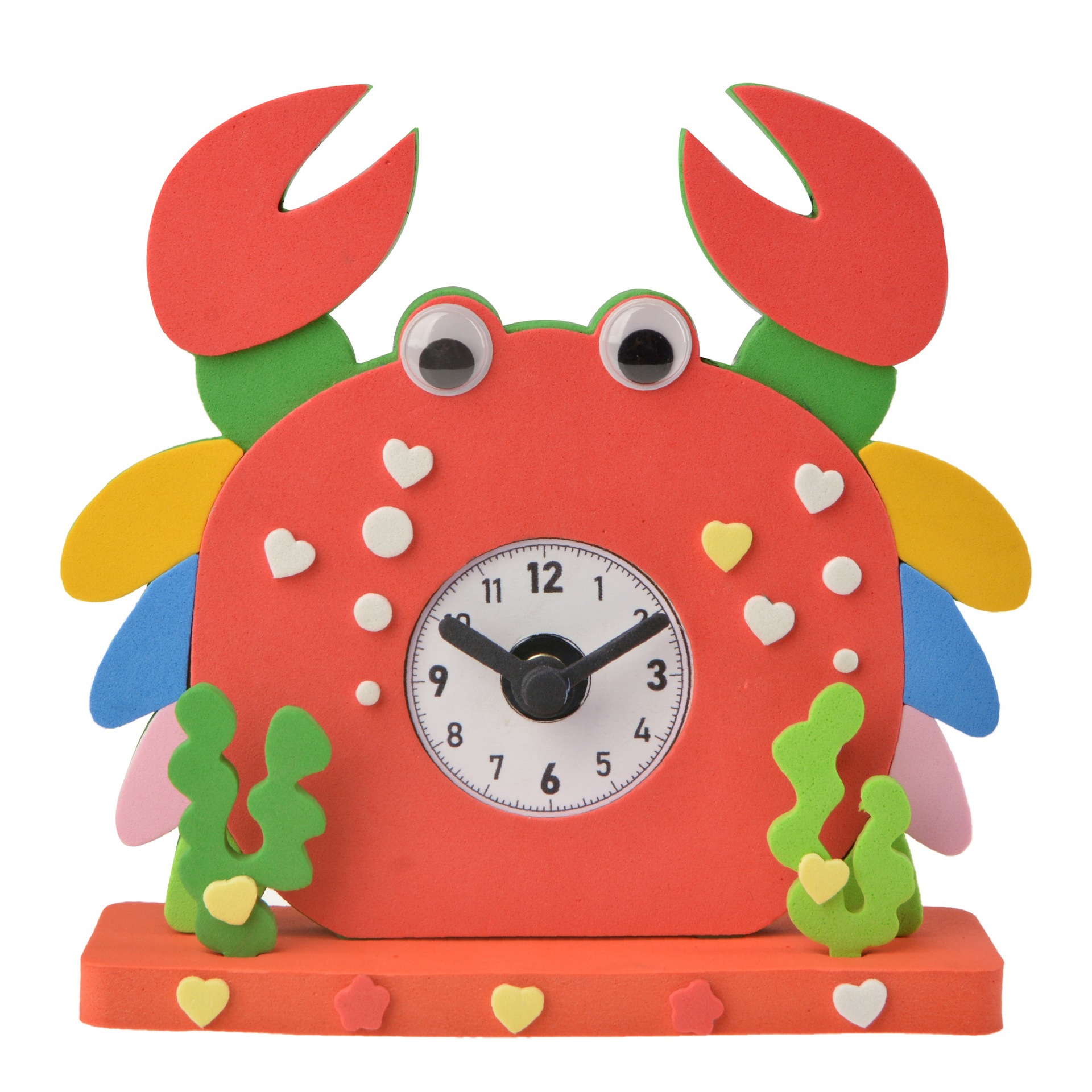 【现货定制】儿童diy手工制作材料包机芯钟幼儿园创意美劳时钟