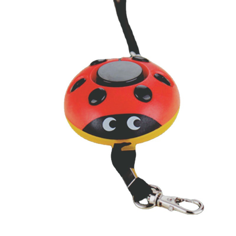 Beetle with Light Personal Anti-Pervert Alarm Ladybug Self-Defense Self Defense Device Student for Women Only Elderly Emergency Alert Device