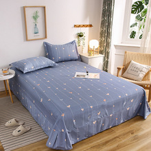#13374棉印花单床单防尘床罩床套床垫保护罩床单1.5m1.8m2m床家用