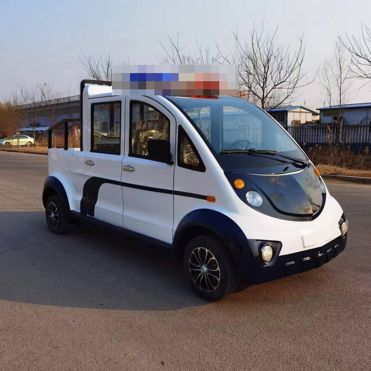 5座带门小区物业保安校园厂区景区社区治安纠察电动四轮巡逻车