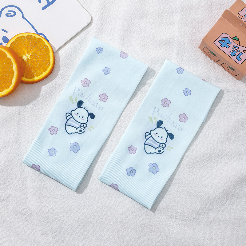 Children's Cute UV Protection Ice Sleeve Korean Sports Ice Silk Mosquito Repellent Oversleeve Quick-Drying Breathable Sun Protection Ins Arm Sleeve