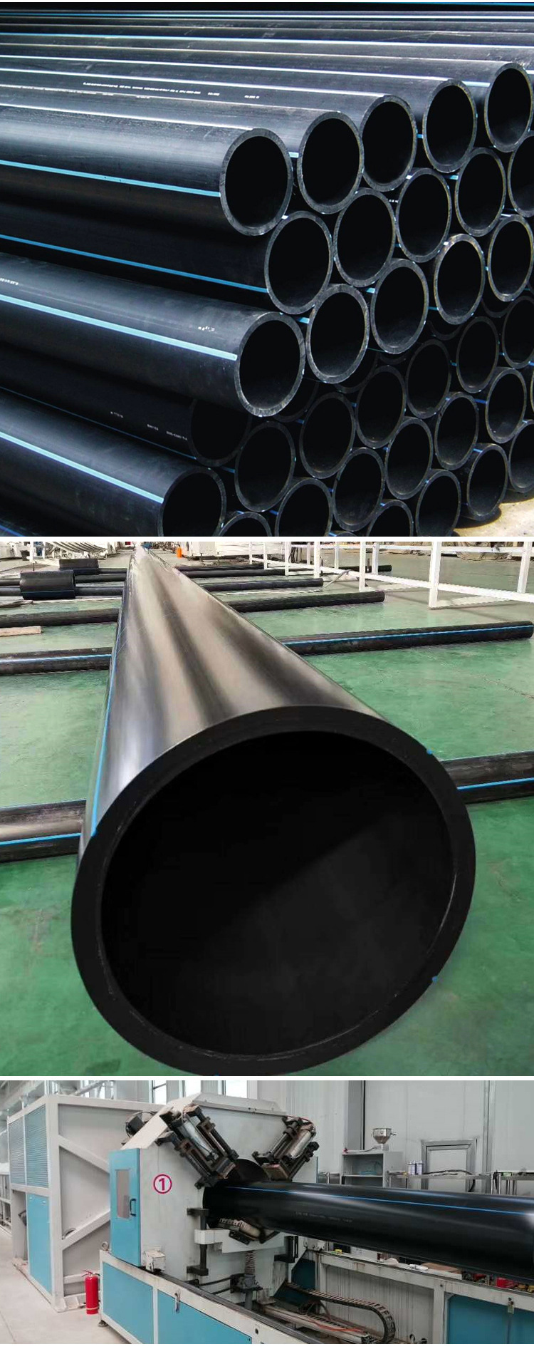 厂家定制pe给水管大口径给水管聚乙烯自来水管hdpe给水管