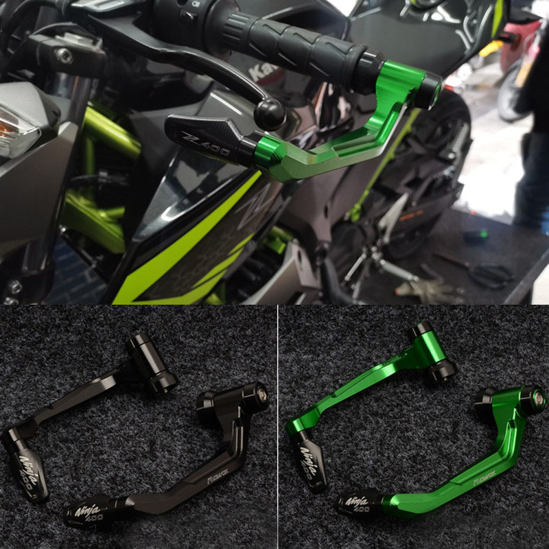 适用川崎ninja400 z400 18-21年铝合金改装手把牛角护手护杆