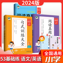 53小学语文阅读真题60篇积累与默写句式训练大全一二三四五六年级