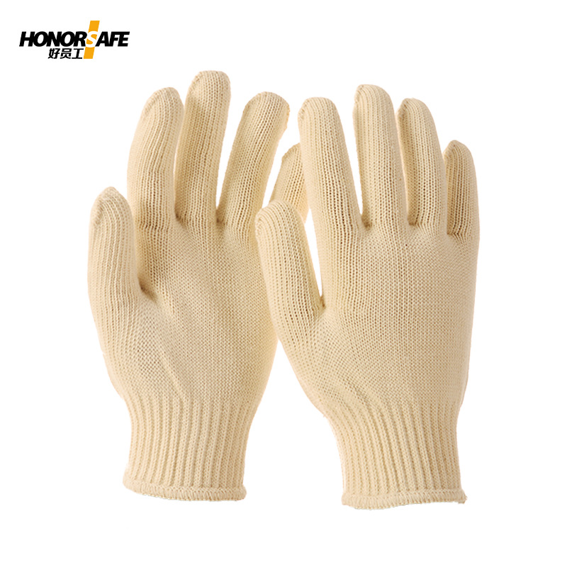 好员工H10-C650全棉手套10针650g工地干活耐加厚磨防纯棉劳保手套